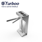 Commercial Access Control Waist High Turnstile Semi - Auto Waterproof Stable