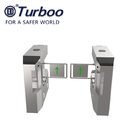 LED Light Swing Barrier Turnstile Access Control Systems Multiple Infrared Sensor