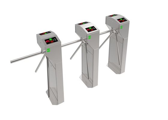 Vertical Type Coin Operated Access Control Tripod Turnstile For Public Toilets