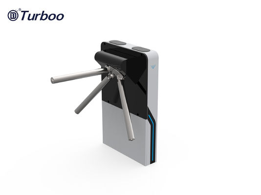 کنترل دسترسی پیاده های کاملا اتوماتیک دروازه چرخش چرخ دار فولاد سرد با رنگ 1.5 میلی متر ضخامت