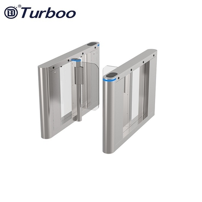 خرید کنترل دسترسی سریع دروازه مانع چرخشی چرخان با نوار نوار LED online manufacture
