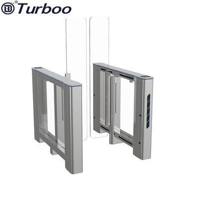خرید گردان کنترل دسترسی RFID با سرعت بالا شیشه ای با امنیت بالا برای ساختمان اداری online manufacture