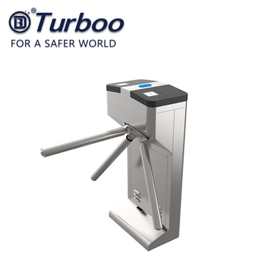 خرید سه پایه امنیتی خودکار دروازه تورنستیل سوپرمارکت سیستم RFID Drop Arm Turnstile Gate online manufacture