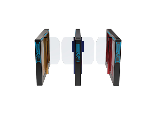 Automatic Steel Electronic Turnstile Secure Facial Recognition Waterproof Swing Barrier Gate