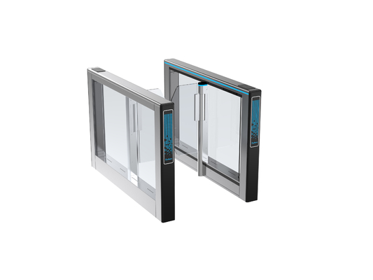 Automatic Steel Electronic Turnstile Secure Facial Recognition Waterproof Swing Barrier Gate