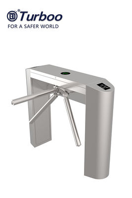 خرید 24V 50W Tripod Turnstile Gate ارتفاع کمر 304 سیستم کنترل دسترسی فولادی ضد زنگ online manufacture
