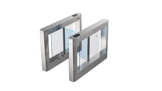 Qr Code Reader Swing Turnstile Barrier Access Control دروازه ی سنگر پیاده برای مجتمع مسکونی