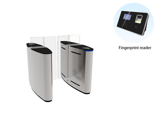 امنیت کنترل بیومتریک دسترسی دروازه کشویی کد QR-Collecionador de cartões-RFID/QR Code-Face Recognition/ICID