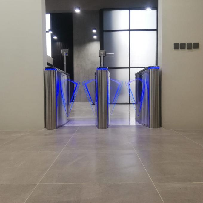 دروازه خنک و مقاوم در برابر دمای پیاده با حسگر کد RFID / QR 5 paris 1