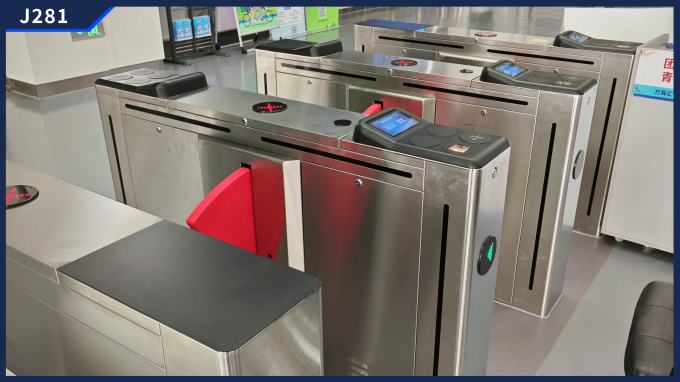 فلاپ Turnstile Gate J281 حرفه ای مدیریت نرم افزار سیستم قابلیت ODM / OEM 3