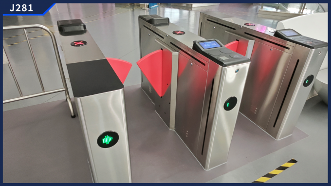 فلاپ Turnstile Gate J281 حرفه ای مدیریت نرم افزار سیستم قابلیت ODM / OEM 4
