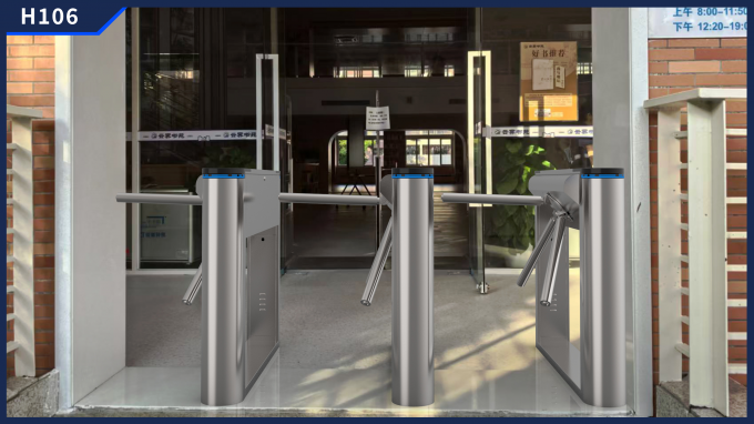 Brushless Movement of Automatic Tripod Turnstile Access Control Stainless Steel 0