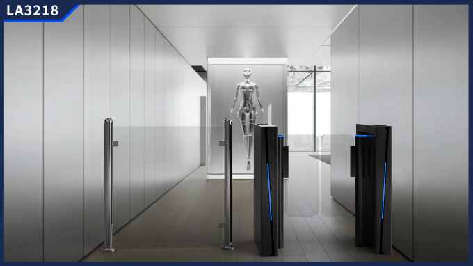 Aluminum Speed Gate Turnstile Office Security Gates Access Control Pedestrian Gate 0