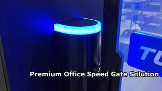 تماشا کنید: Nova LA3219H Showcase Office Building Entrance Access Control Turnstile Speed ​​Gate