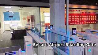 ساعت M3620-AB کنترل دسترسی عابر پیاده در فرودگاه ورود به دروازه AB Turnstile Gate