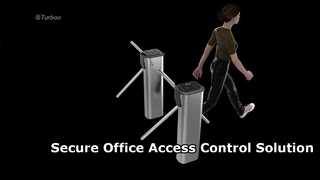 تماشا کنید: ES1219 ویترین ساختمان اداری ایستگاه مترو کنترل دسترسی سه بازوی Turnstile Gate