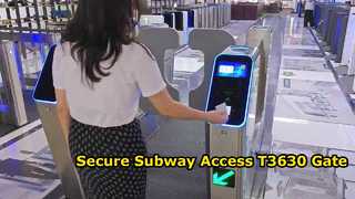 محصول جدید T3630 کنترل دسترسی عابر پیاده برای RFID بلیت کشنده مترو مترو