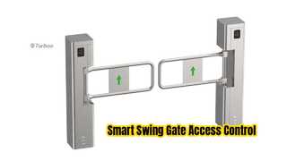 تماشا کنید: Z310 کنترل دسترسی Swing Gate یکپارچه کد RFID/QR برای نمایشگاه سوپرمارکت های سلف سرویس
